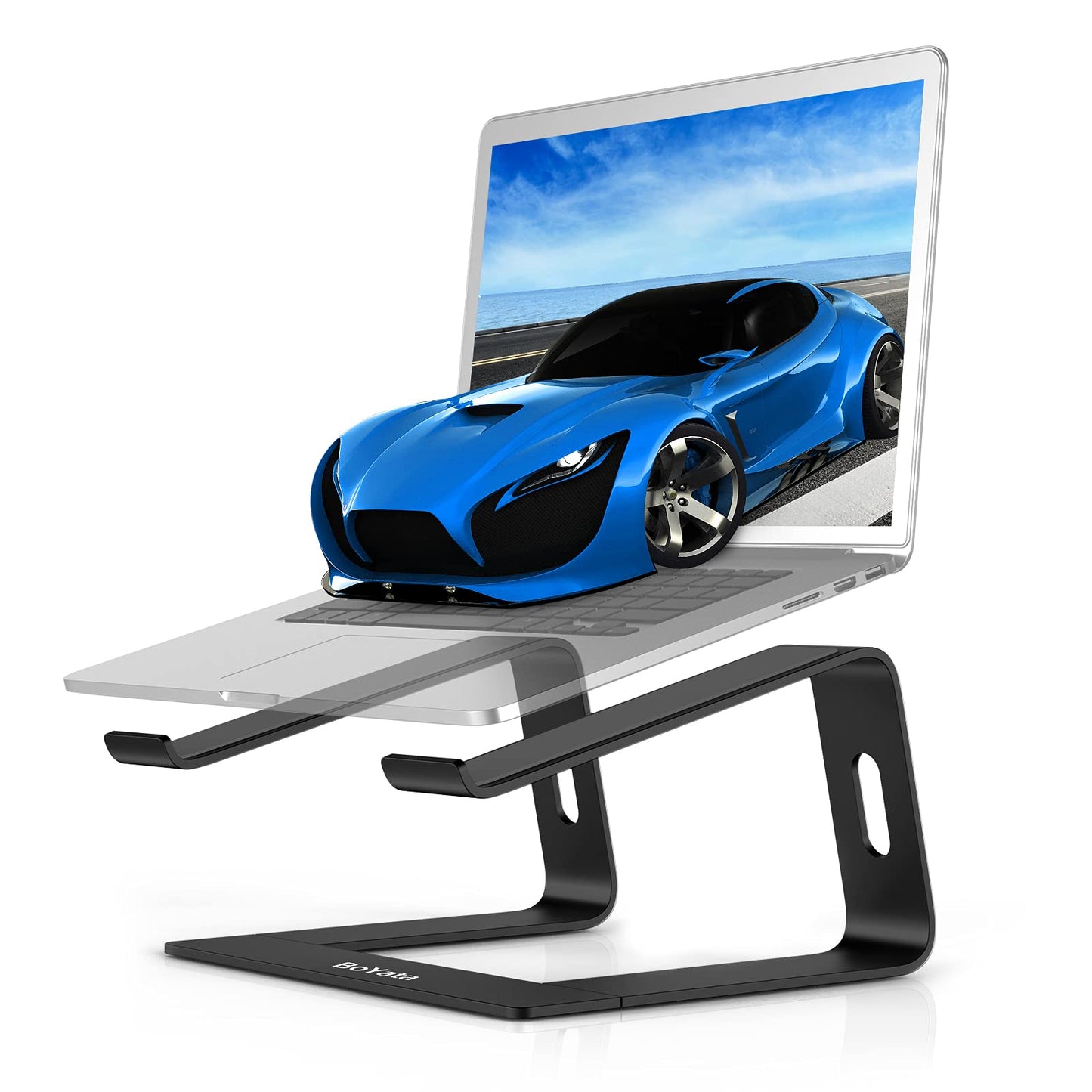BoYata Laptop Stand, Ventilated Laptop Stand for Desk, Laptop Riser
