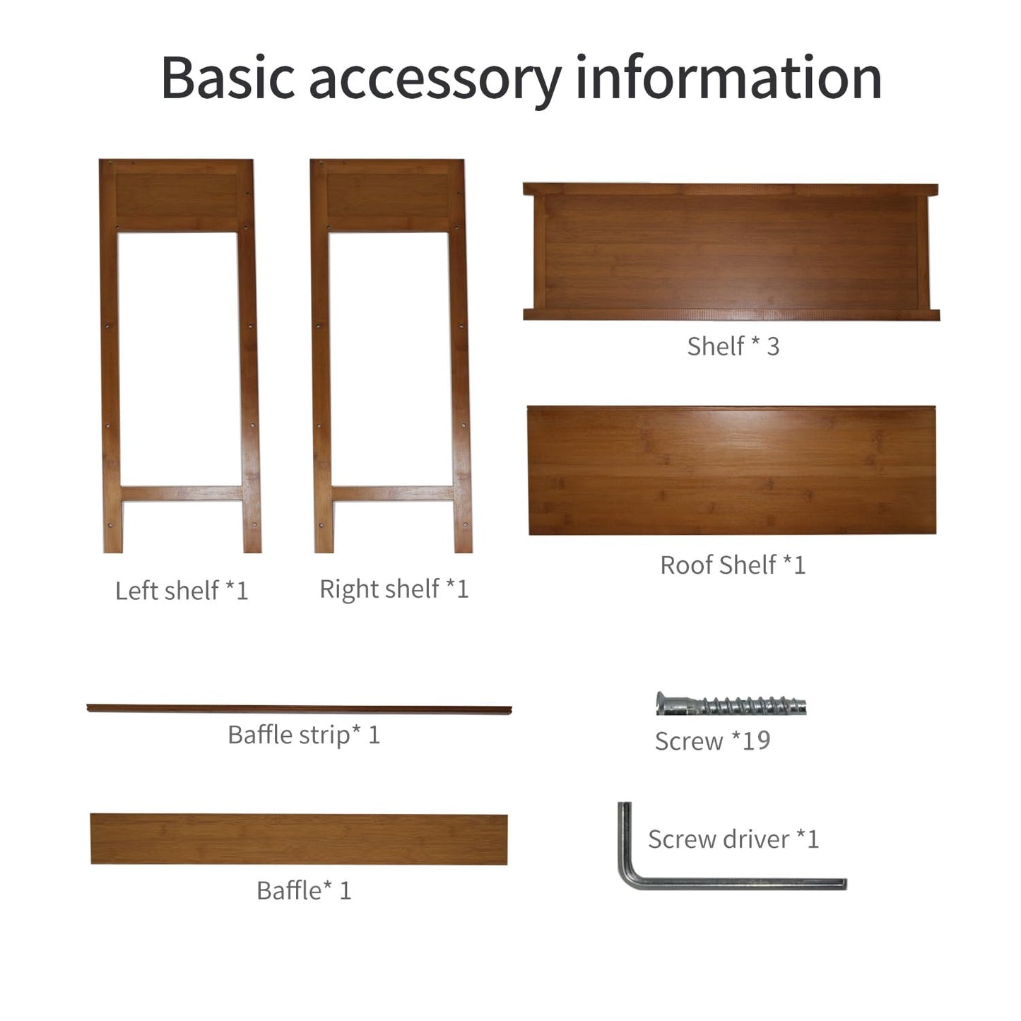 SOBIBO 4 Tier Shoe Rack Organizer, 4 Tire Bamboo Shoe shelf Storage Organizer, For Entryway, Hallway, and Closet 80CM (Brown)
