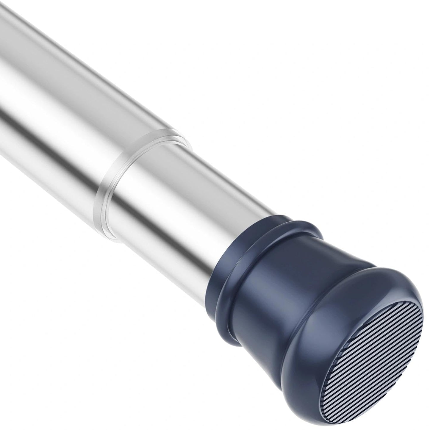 Shower Curtain Pole No Drill Extendable Curtain Rods Extendable For Windows Shower Wardrobe Silver 83-145CM