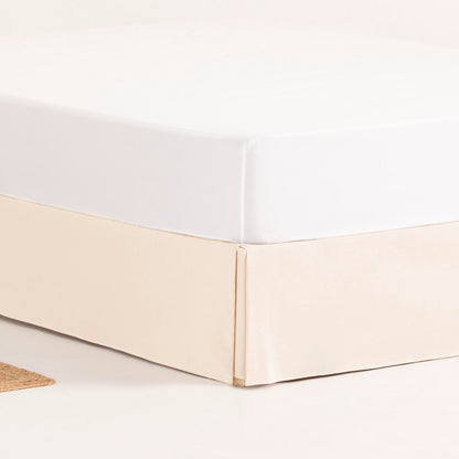 Box Spring Bed Cover 200 x 190/200 cm, Bed Base, 200 cm, Natural Colour