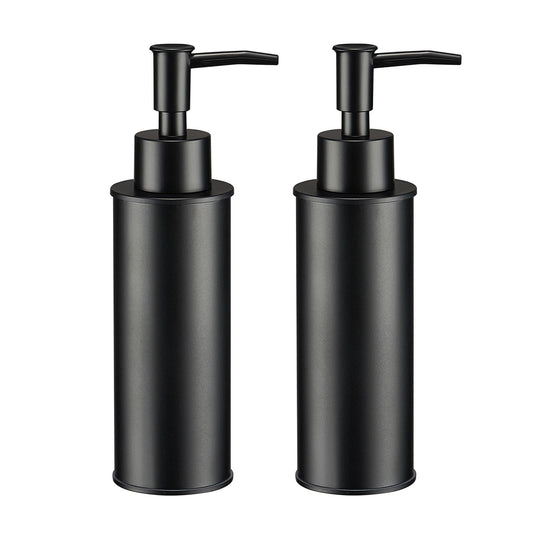 BGL Soap Dispenser 2 Pack, Free Standing Liquid Soap Dispenser, 304 Stainless Steel Hand Soap Dispensers for Kitchen & Bathroom, Black