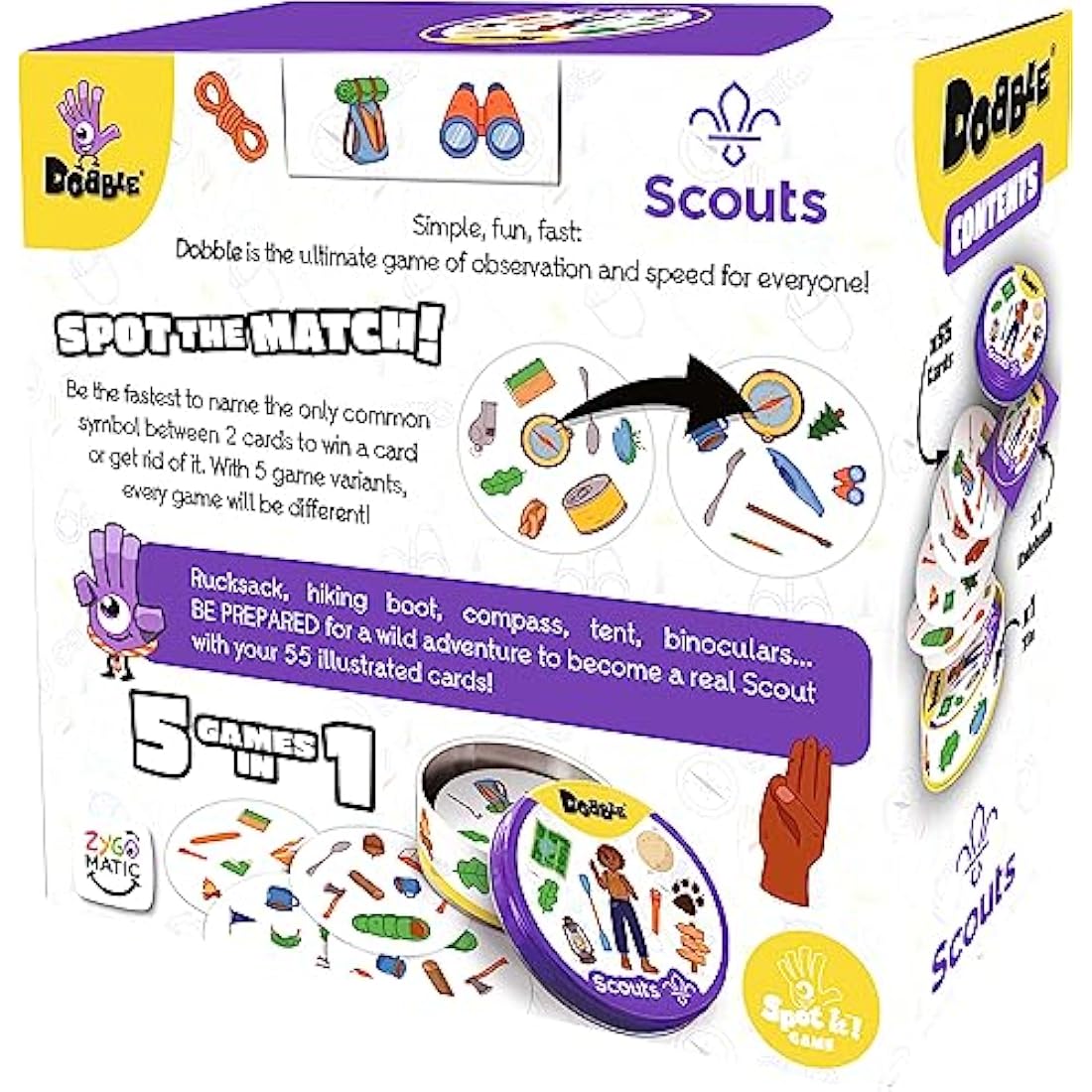 Asmodee Dobble Scouts Card Game