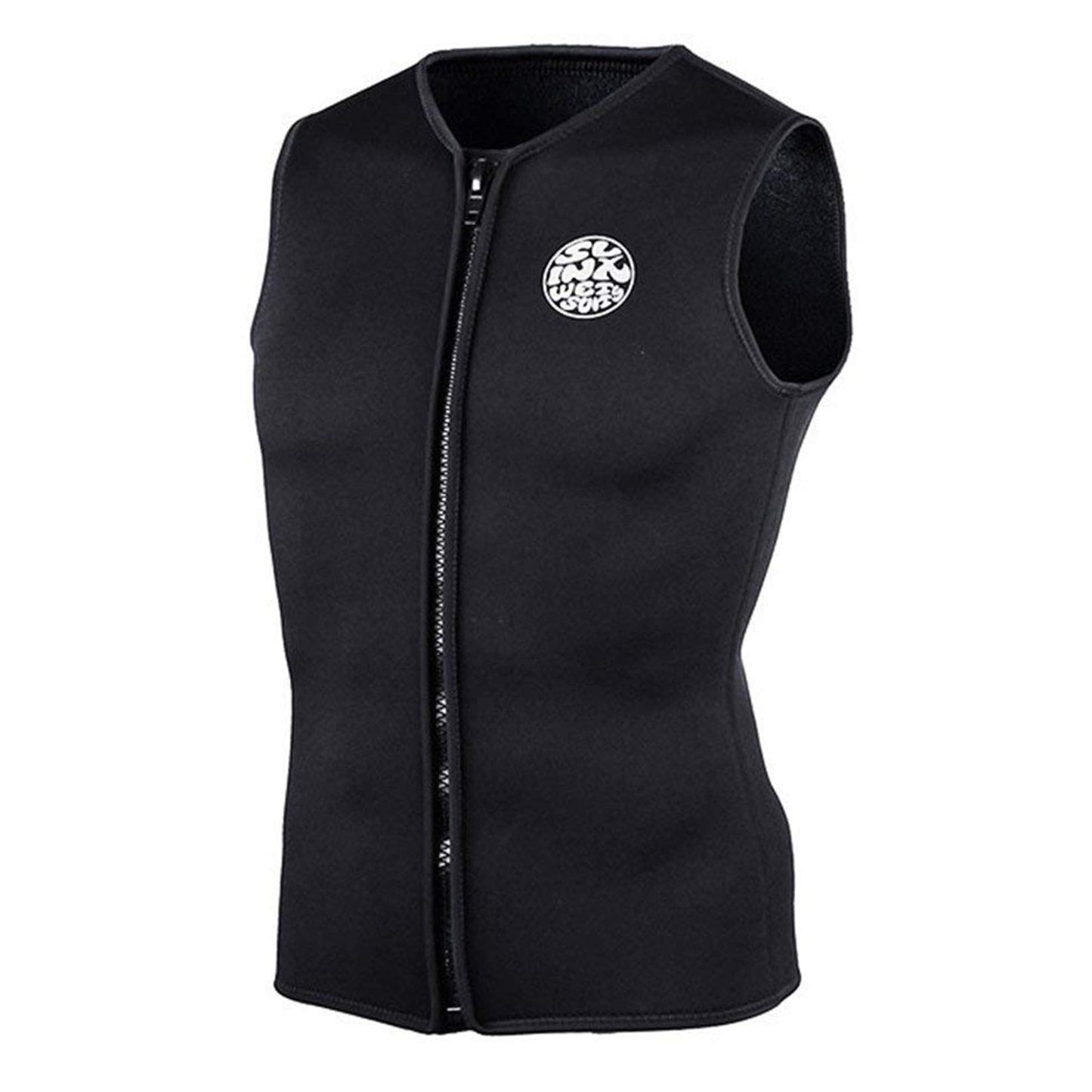 PAWHITS Wetsuit Top 3mm Neoprene Thermal Sleeveless Swimming Tops for Men Women Dive & Swim Vest for Surfing Sailing Slimming Sauna Workout