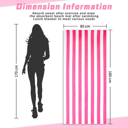 Vorvowry Microfibre Beach Towels for Adults Women Men Extra Large Lightweight Quick Dry Sand Free Travel Towel Double Sided Printing for Swim Sports