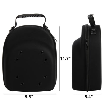 Peohud Hat Case for Baseball Caps, Cap Carrier Storage Bag, Hat Travel Case with Carrying Handle and Shoulder Strap