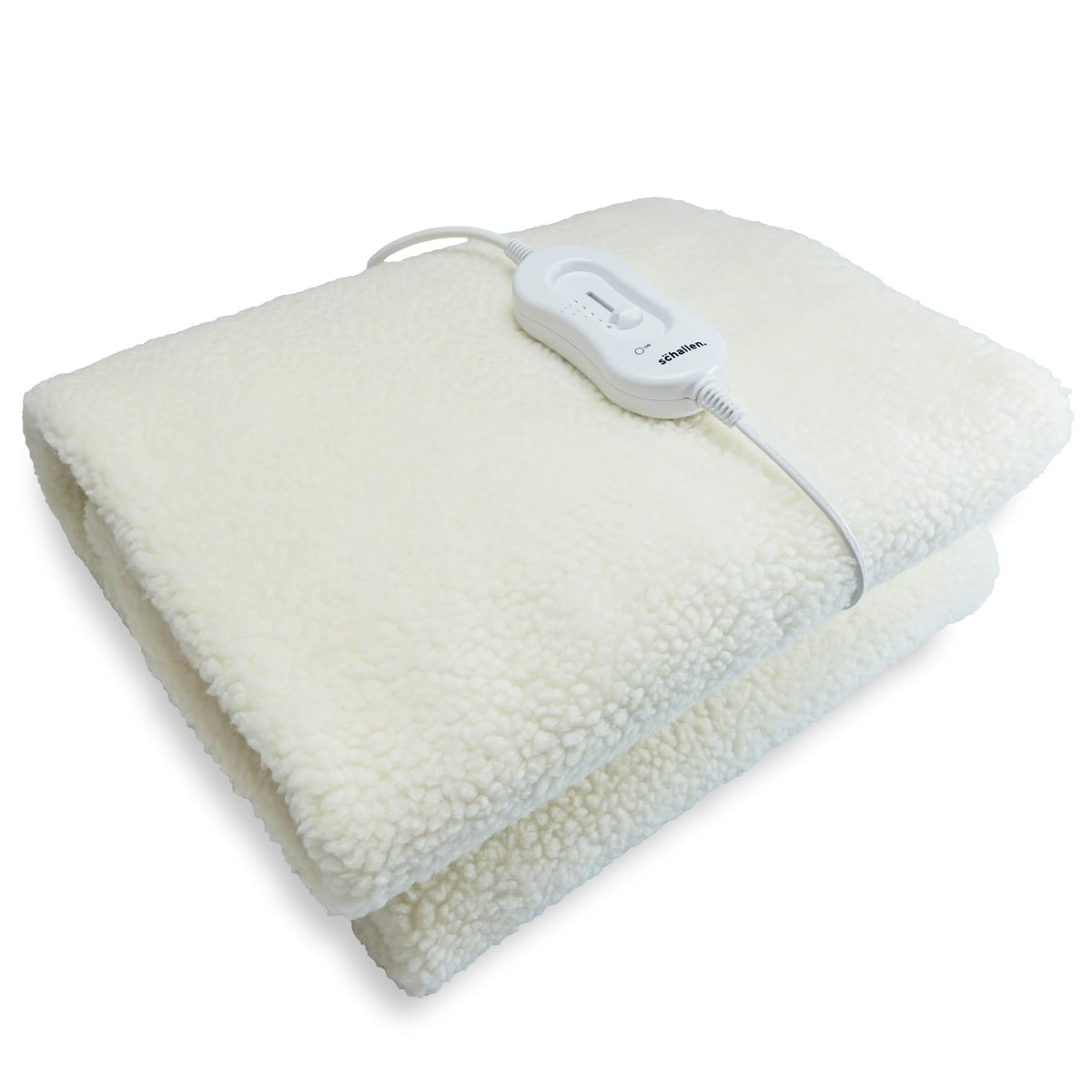 Schallen Premium Comfort Electric Heated Blanket, Remote Control with 3 Heat Settings Double, Soft Fleece Electric Blanket