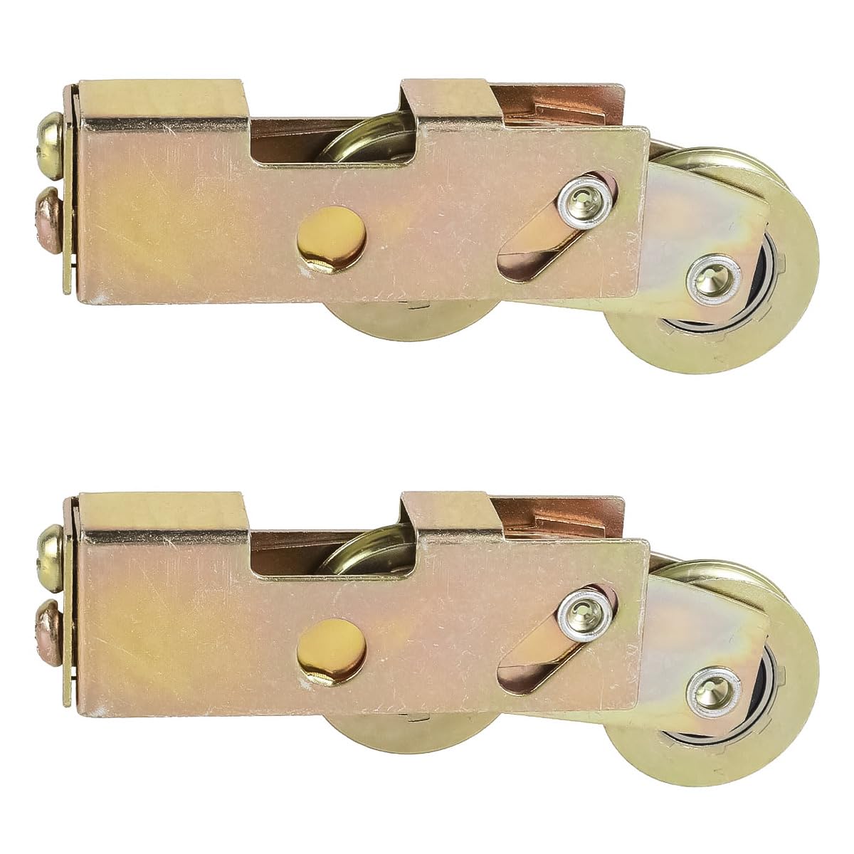 Namvo 2PCS Sliding Patio Door Rollers Tandem Roller Assembly Replacement Sliding Glass Door Rollers Steel Ball Bearing Wheel Replacement for Smooth
