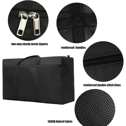 4 Pack 180L Large Moving Boxes Heavy Duty, Extra Large Storage Bags for Clothes,Strong Packing Boxes for Moving House,Duvet,Bedding,Underbed,Blankets