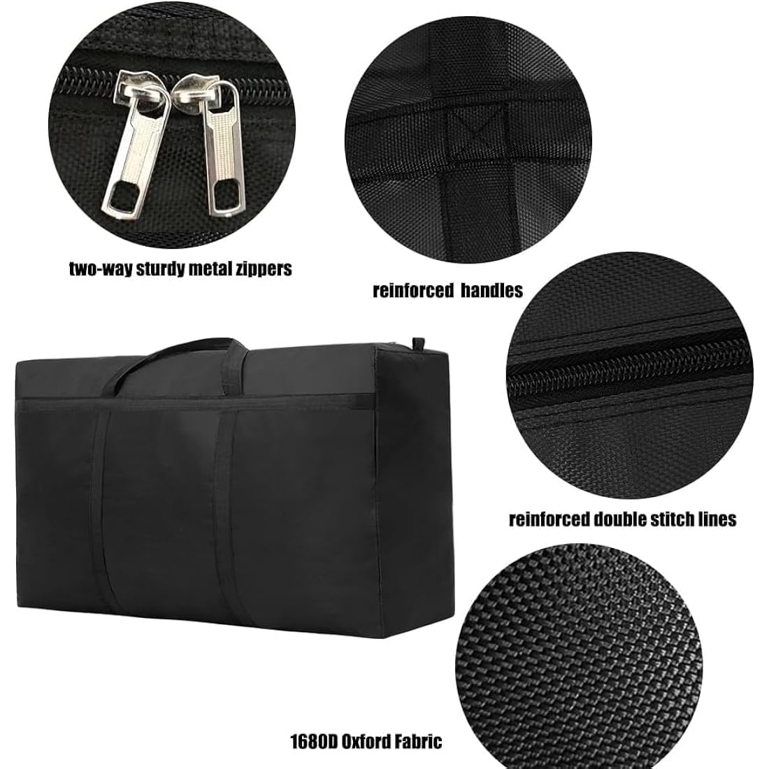 125L Extra Large Moving Boxes Strong, Large Storage Bags for Clothes,Heavy Duty Packing Boxes for Moving House Blankets
