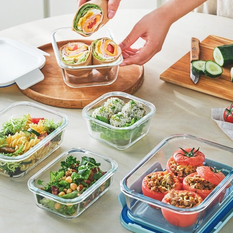 LocknLock The Clear 500ml Airtight Food Storage Glass Container & Lid, BPA Free, Airtight & Leakproof, Oven/Microwave/Freezer/Dishwasher Safe