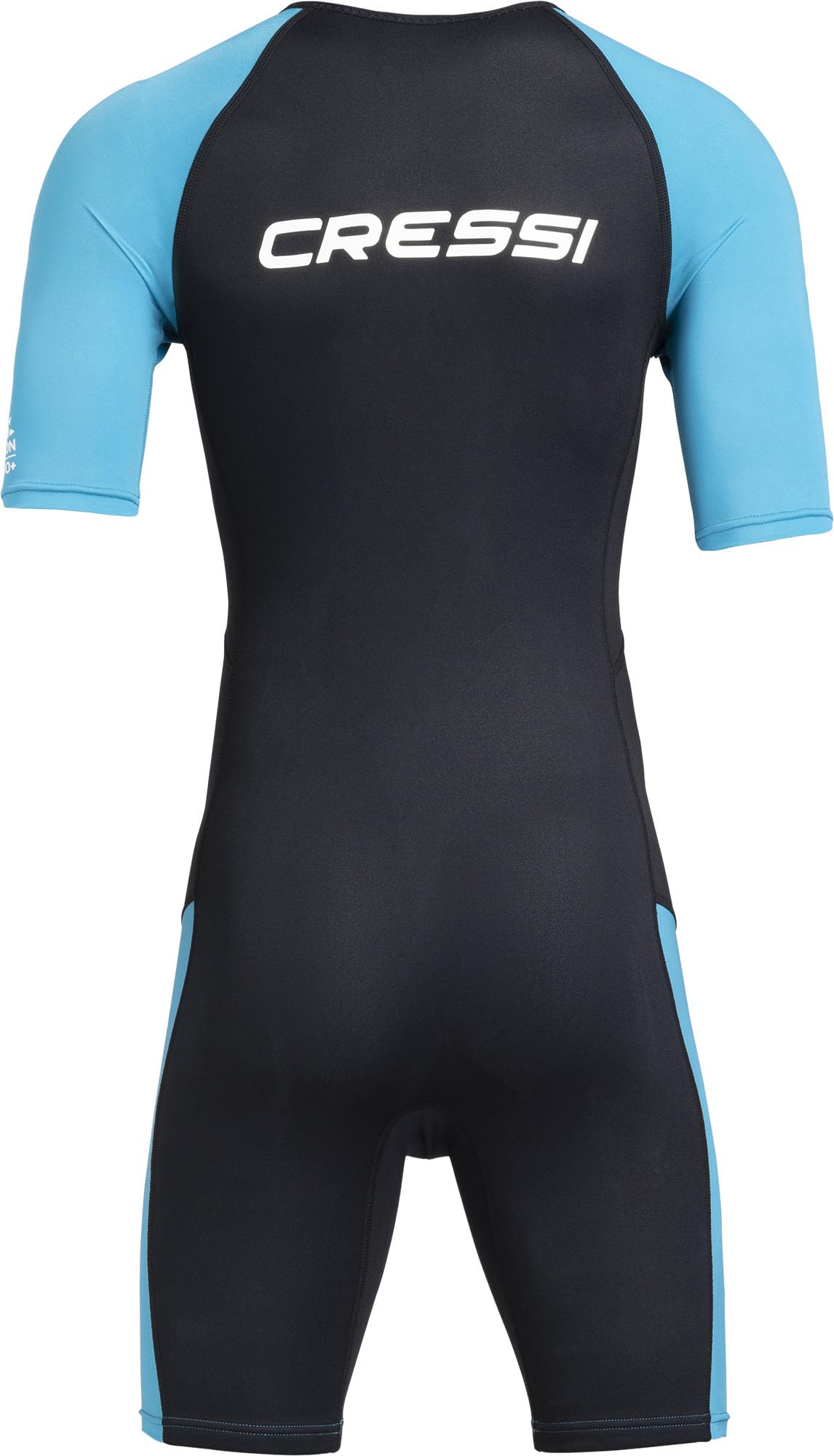 Cressi Womens Tiburon Lady Monopiece 3mm Shorty Wetsuit, Black/Aquamarine, L EU