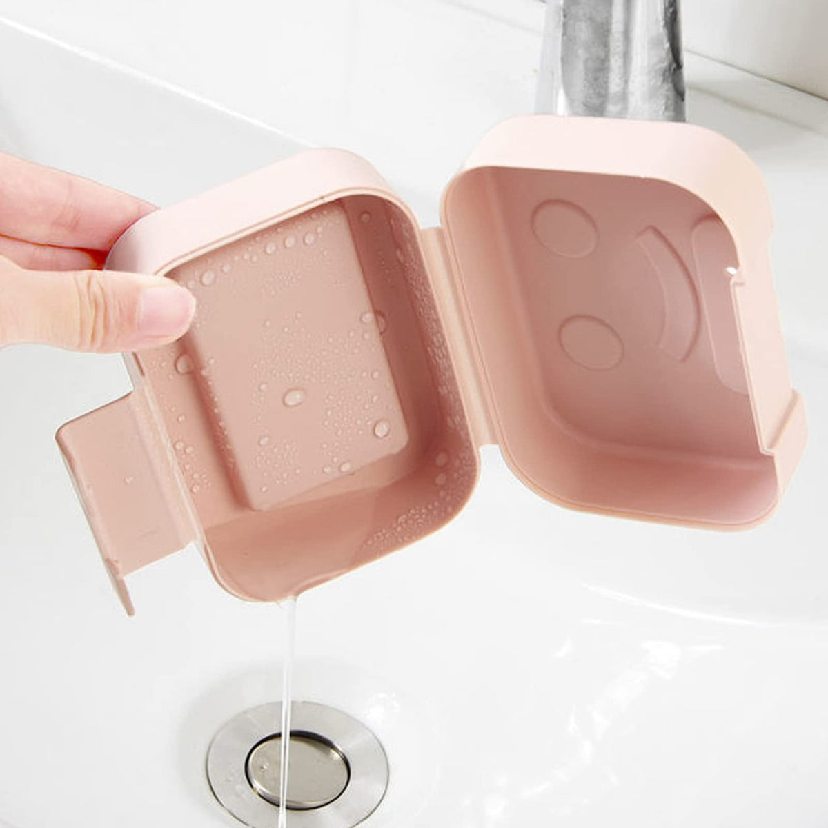 Travel Soap Case Box,2Pcs Soap Box,Soap Dish with Lid,Portable Shower Soap Box,Sealed soap dish with lid,Perfect for Bathroom, Travel, Camp, Gym