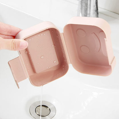 Travel Soap Case Box,2Pcs Soap Box,Soap Dish with Lid,Portable Shower Soap Box,Sealed soap dish with lid,Perfect for Bathroom, Travel, Camp, Gym