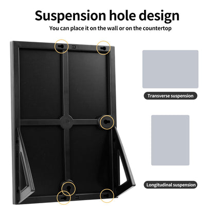A4 Stand, Acrylic Stands A4 for Table Numbers Wedding, Poster, Flyer, Menu, Brochure Holder A4 Both in Horizontal and Vertical Direction