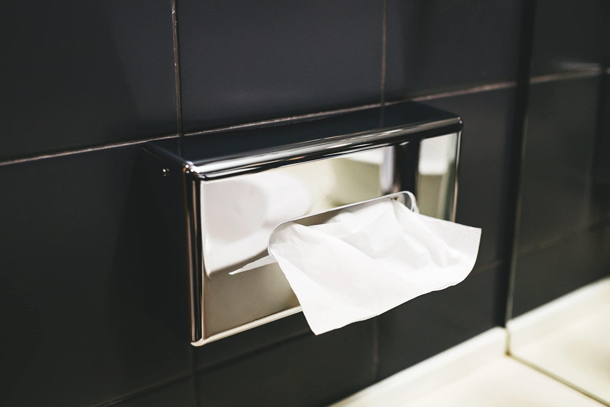 Box Tissue Dispenser | Oblong |Chrome Finish