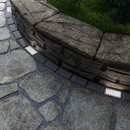 ledscom.de 2 LED Paving Stone Ground recessed Light CUS for Outdoors, IP67, Angular, 20 x 10cm, 2.9 W, 228lm, Cool White