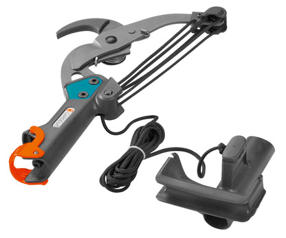 Gardena combisystem Anvil Branch Pruner: Branch pruner, 5-fold roller transmission, cuts branches up to 35 mm in diameter, 4.7 m tear-proof pulling