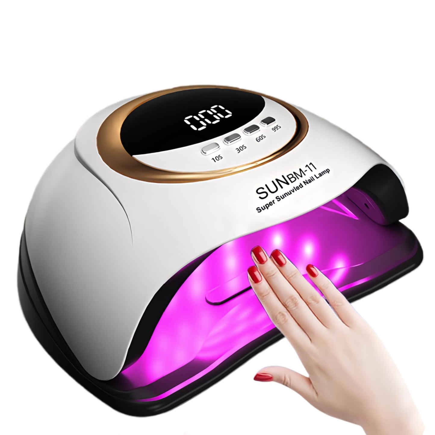 UV LED Nail Lamp, 280W Professional UV Nail Dryer Light for Gel Nails with 66 Beads, Fast Curing Gel Polish Lamp Auto Sensor 4 Timer Setting, Nail Art