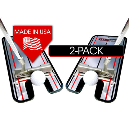 EyeLine Golf Putting Alignment Mirror, Portable Practice Putting Trainer, Mirror Size 12 x 6 Inches, As Seen on PGA Tour, Made in USA. Use Outdoors or