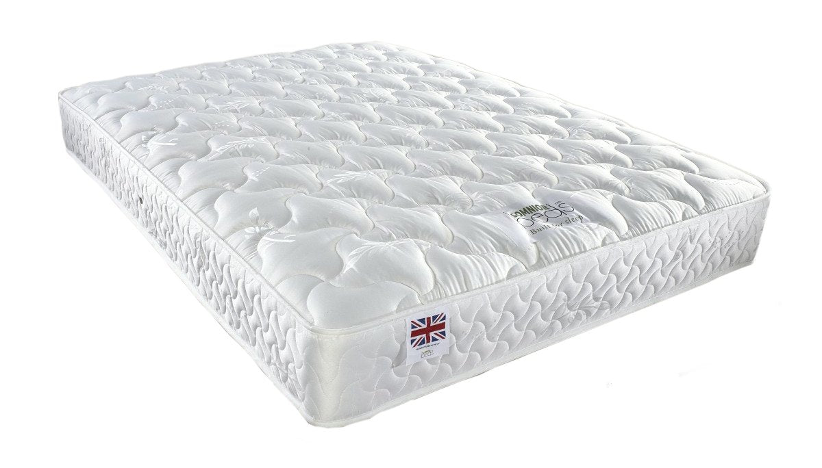 Somnior Beds Regal Quilted Mattress Comfort Sleep Solution, Silk, White, Full