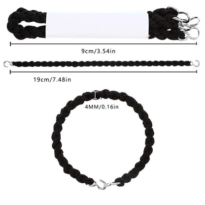 QincLing 10 Pieces Elastic Boot Straps Trouser Twists Leg Ties Blousing Garters with Metal Hooks for Navy Army Air Force