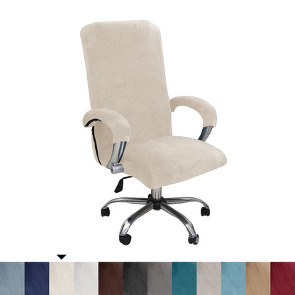Bestenrose Velvet Office Chair Cover Stretch Computer Desk Armchair Covers