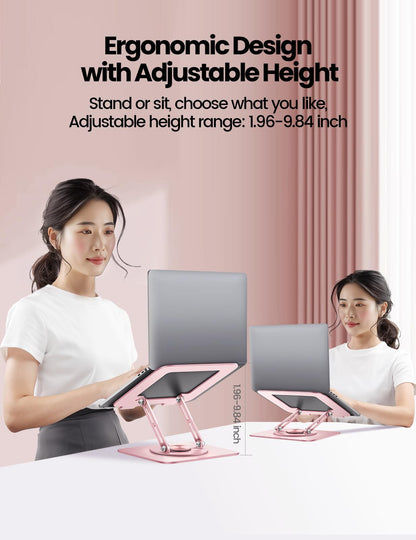 VAYDEER Laptop Stand, Adjustable, Metal