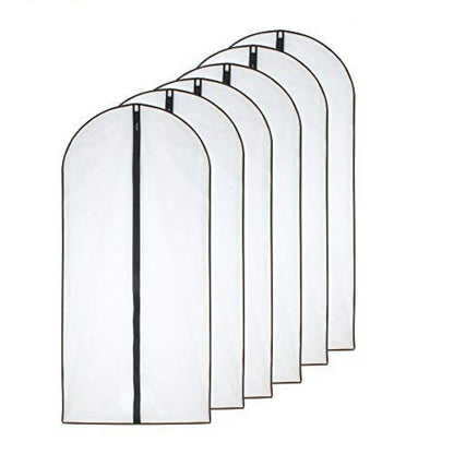 Clothes Covers Protector Bags Translucent Dustproof MothProof Anti-mite Breathable Zipper Dresses Bags Garment Bags Dress Suits Covers for hanging