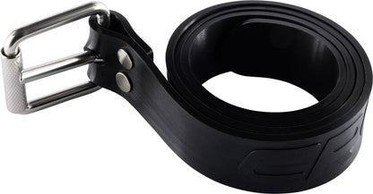 CRESSI Serpent Silicone Marseillaise Belt Black - Silicone Marseillaise Weight Belt for Free Diving, Spear Fishing, Quick Realease Buckle, Black, One