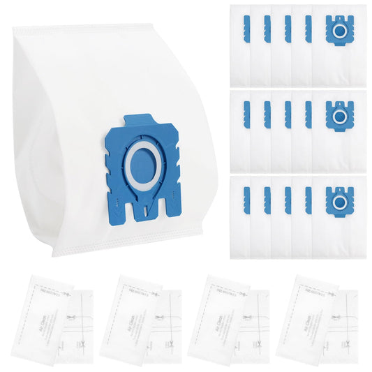 15 Pack C3 hoover bags Replacement for Miele GN Vacuum Bags Compatible with Classic C1, Complete C3, C2, S227, S240, S270, S400, S2, S5, S8 Series