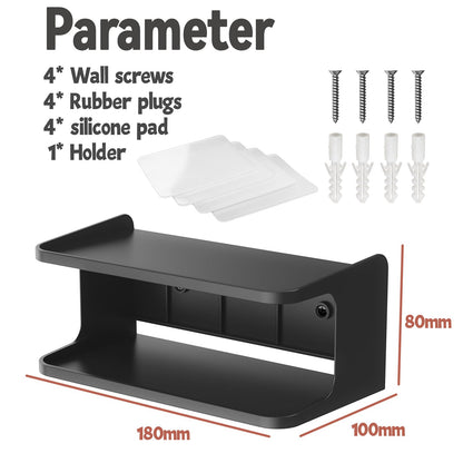 sciuU 2-Layer Structure Bedside Wall Shelf Organizer - Universal Wall Mount