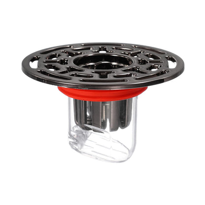 uxcell Odor Proof Floor Drain, ABS Floor Drain Cover Shower Plug Drain Backflow Preventer Suitable for 1.3-1.7" Caliber Pipes Tubes Bathroom Kitchen