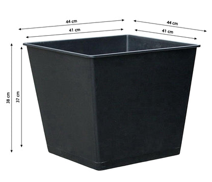 Dehner Universal Plastic Plant Pot  Black
