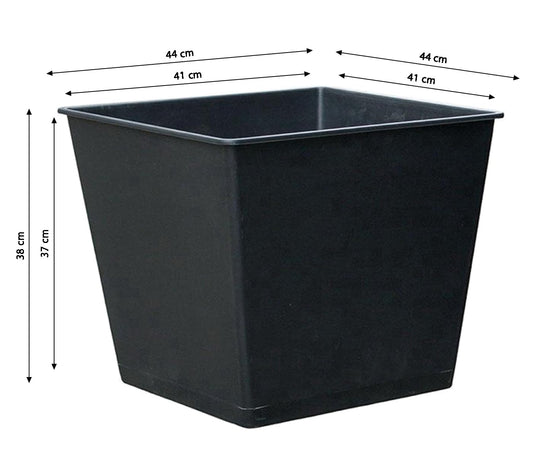 Dehner Universal Plastic Plant Pot  Black