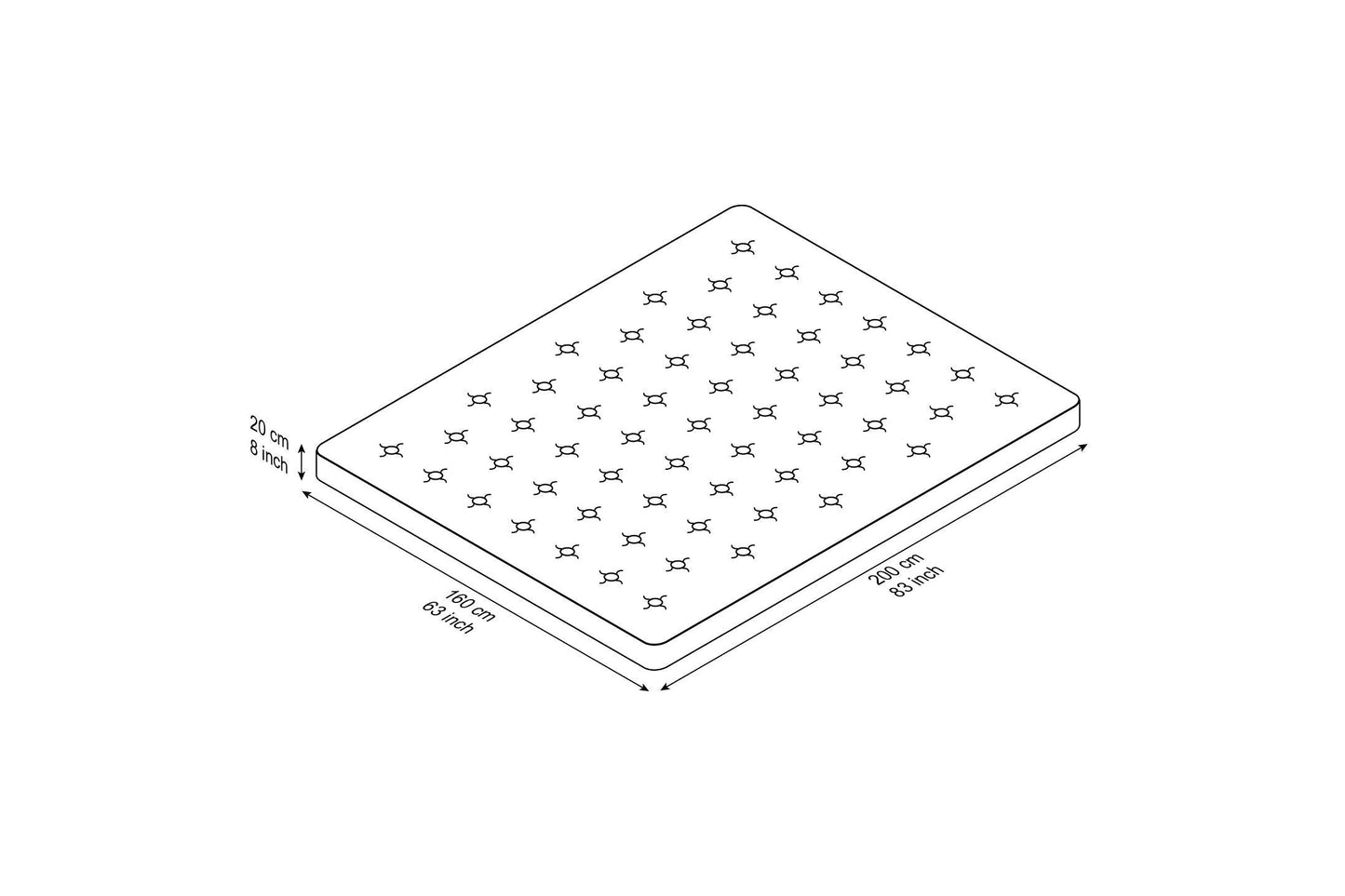 haggiy Mattress Cover Storage Bag 160cm Wide Mattresses Tear-Proof