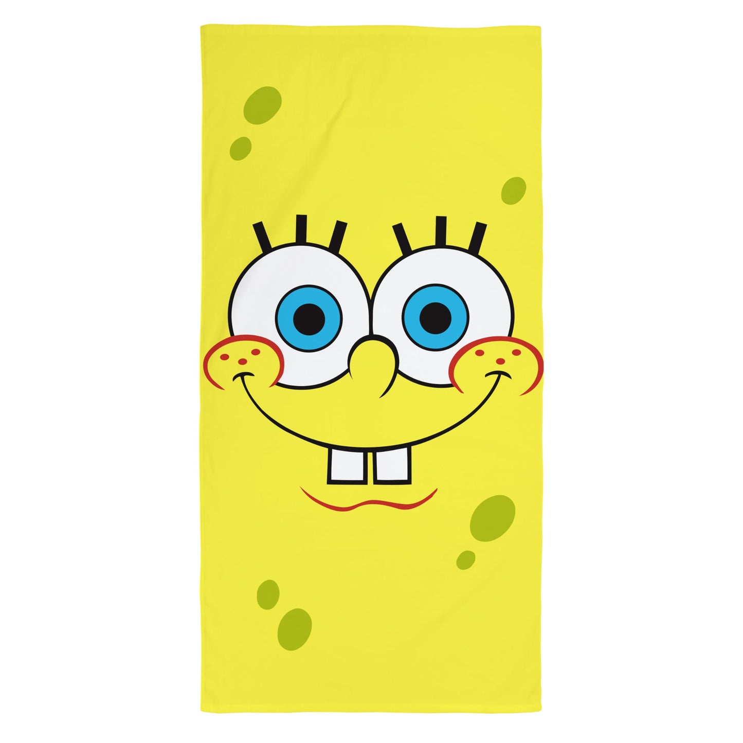 Spongebob Squarepants Officially Licenced Kids Towel | Super Soft Feel, Squared Design With Spongebob, Patrick, Squidward, Mr Krabs