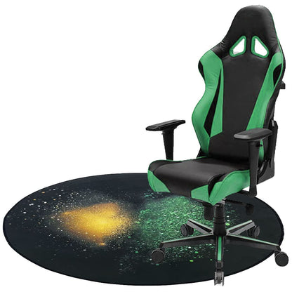 Luxury Large 115 x 115cm Gaming Office Computer Chair Mat for Hardwood Floors Carpet Wooden Floors Durable Non-slip Soft Floor Protector