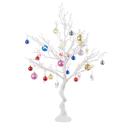 Nuptio White Artificial Easter Tree - 105cm Tall Christmas Ornament Display Manzanita Fake Trees Decorative Faux Twig Branches Indoor for Wedding