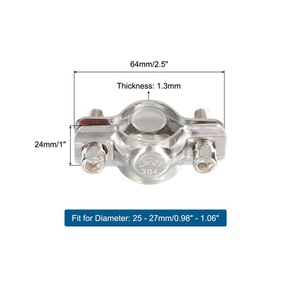 sourcing map 2Pcs Fix Sinking Office Chair Office Chair Saver Stainless Steel Sinking Office Chair Repair Kit for Home Office Chair Stop Sinking