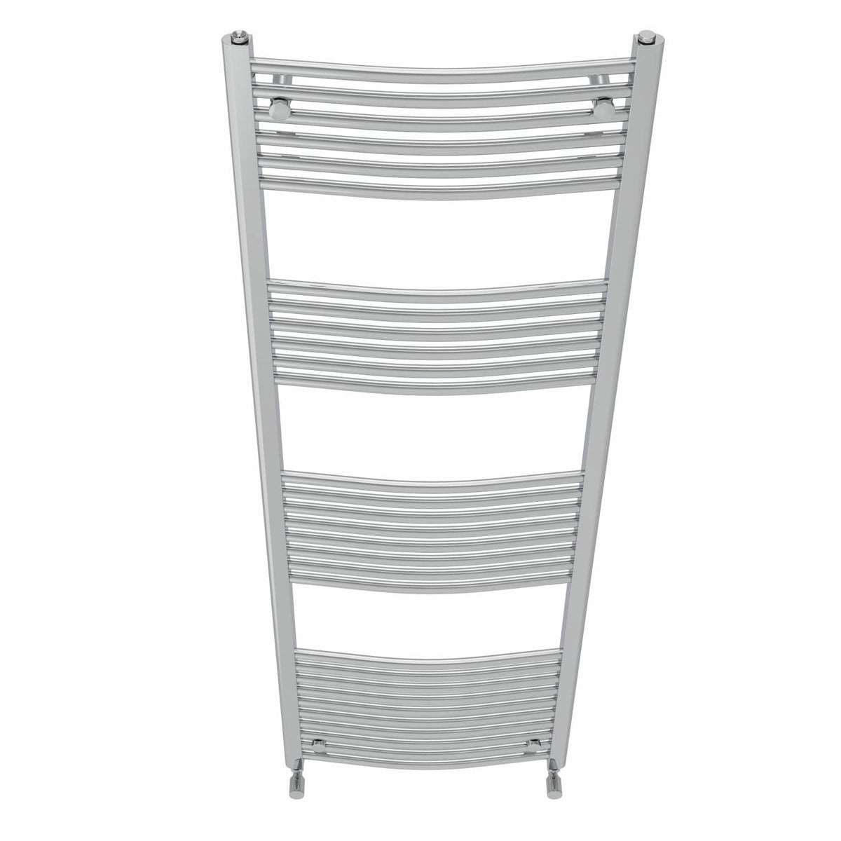 NRG Curved Chrome Bathroom Heated Towel Rail Radiator 1800x600mm