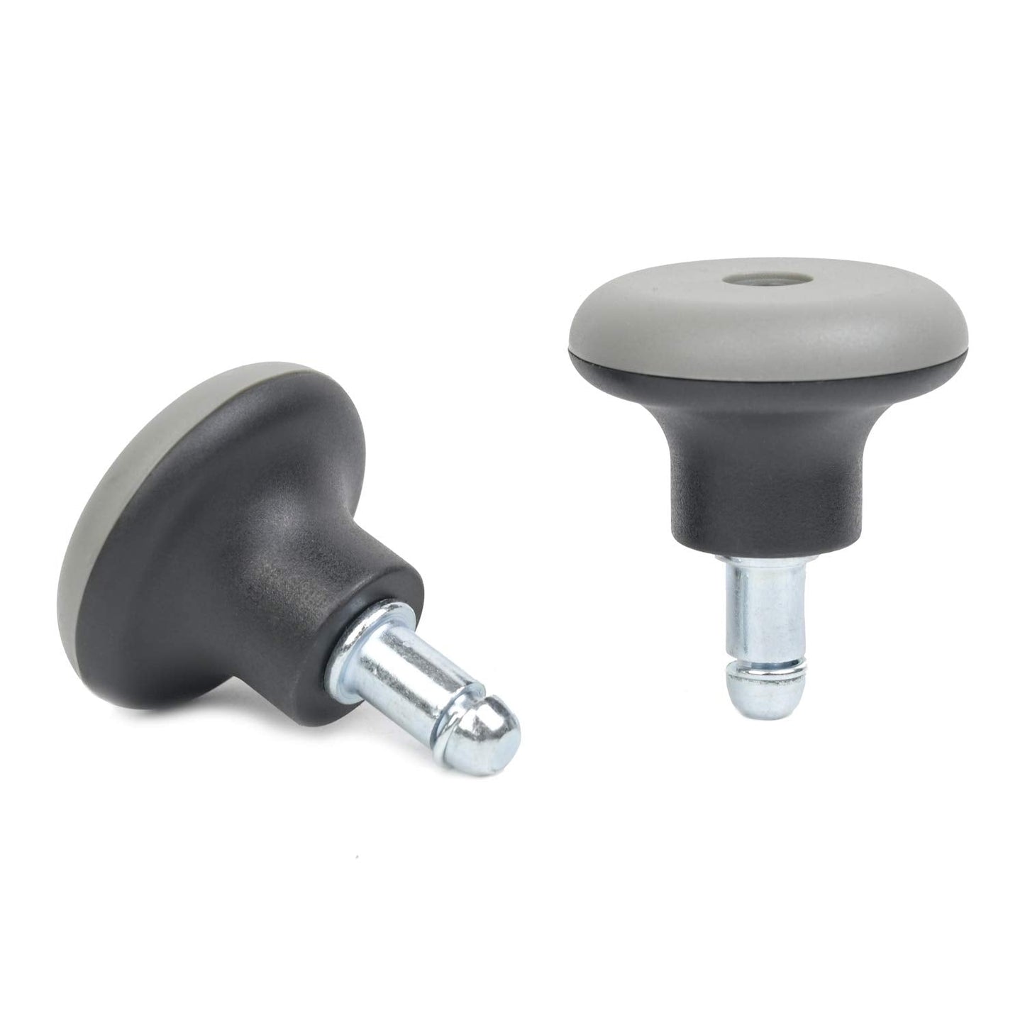 5PCS Low Profile Bell Glides 2" Replacement Office Desk Chair or Stool Swivel Caster Wheels,Easy Conversion from Wheeled Casters to Stationary Feet