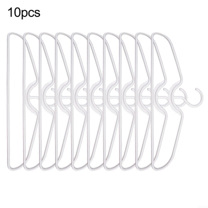 Plastic Clothes Hangers, Anti-Slip Space Saving Coat Hangers, Short Neck Closet Hangers for Shirts, Coat, Pants
