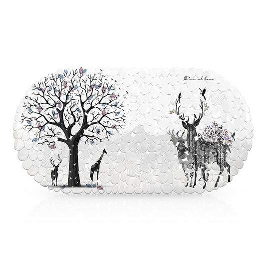 Shower Mat Non Slip Anti Mould, Non Slip Bath Mats for Inside Bath with Drain Holes, Shower Mats for Inside Shower with Suction Cup, Bathtub Mat