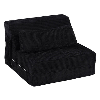 YOTATING Folding Sofa Bed with Pillow, Convertible Sleeper Chair, Comfy Floor Futon Couch Mattress Lounge Sofa for Adults Portable Fold Out Chair Bed