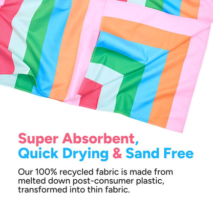 Dock & Bay Quick Dry Beach Towel - Tutti Frutti, Extra Large