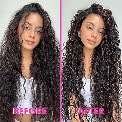 Umberto Giannini Curl Jelly Hair Kit - Includes 4 Products to Wash + Style your Curls - Cult Favorite Curl Jelly - Shampoo, Conditioner, Curl Cream - For Curls, Waves & Coils