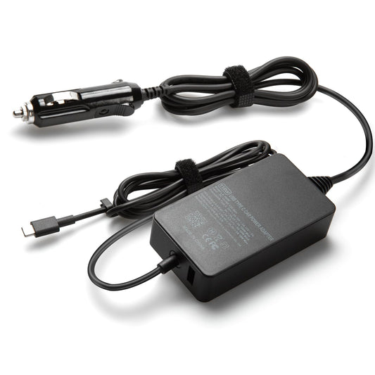 12V/24V 100W Car Laptop Charger USB C for MacBook HP Dell Acer Asus Lenovo Thinkpad, Google, MSI, LG, Samsung, Huawei, Surface pro 9 8, Razer,