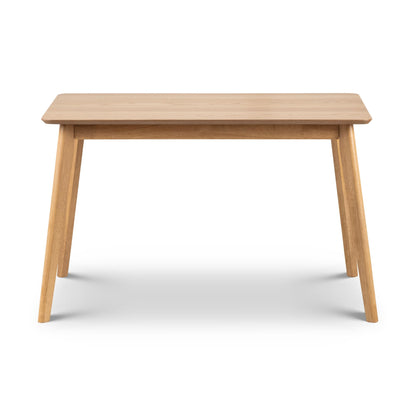 Julian Bowen Boden Dining Table for 4, Oak Effect - H75 x W118 x D77cm