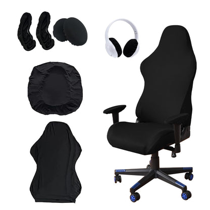 Luckwaii Gaming Chair Cover 6 Pcs Office Chair Covers Stretch Removable