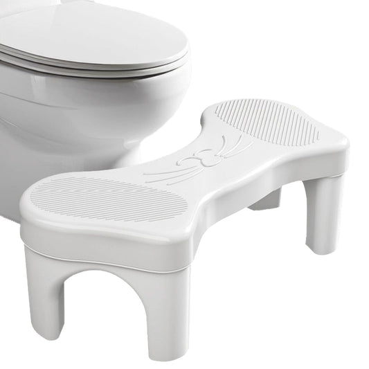 Toilet Stool for Adults, Non-Slip Bathroom Stool, Comfortable Toilet Footrest for Natural Bowel Movements, 40x20x13.4cm